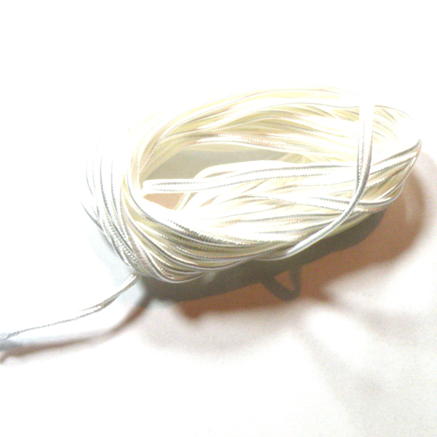 Sznurek soutache biały 3mm