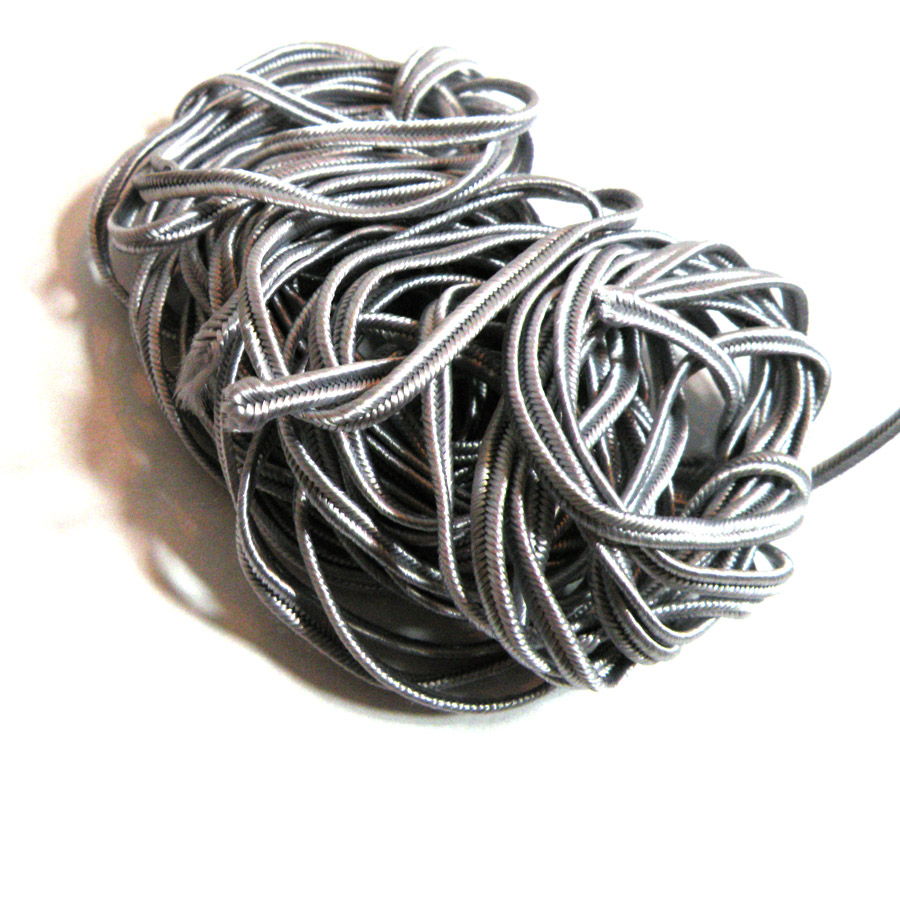 Sznurek soutache szary jasny 3mm