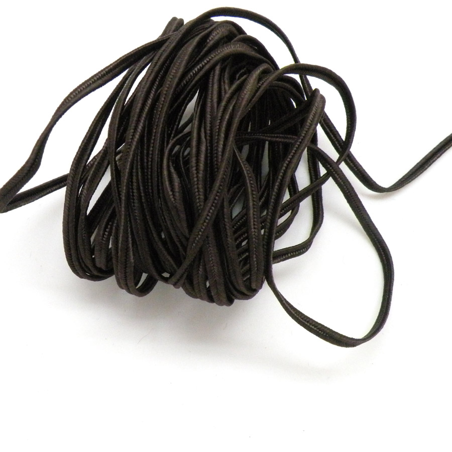 Sznurek soutache gorzka czekolada 3mm