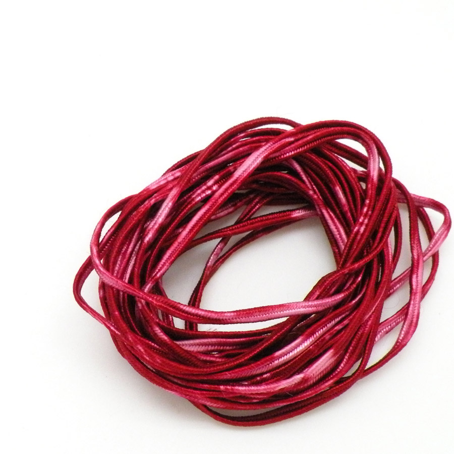 Sznurek soutache bordo melanż 3mm