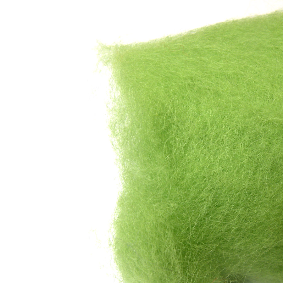 Wełna do filcowania zielona
