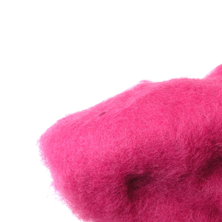 Wełna do filcowania fuksja