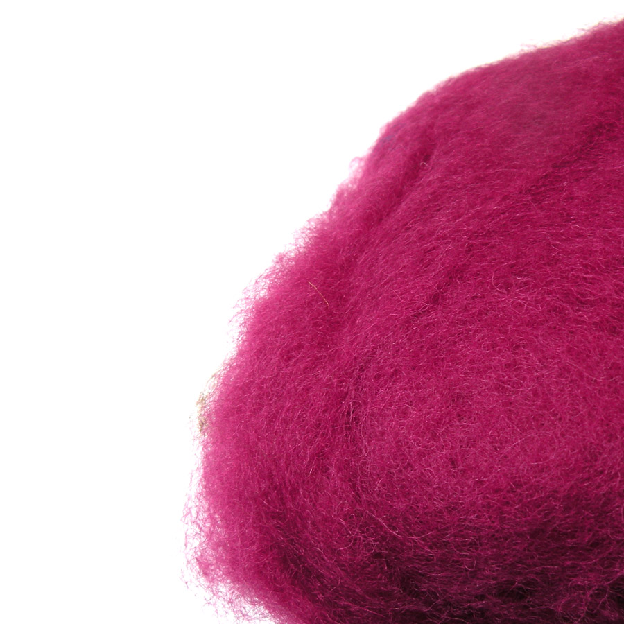 Wełna do filcowania fuksja ciemna