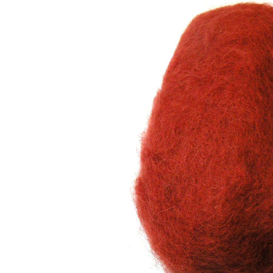 Wełna do filcowania brązowa