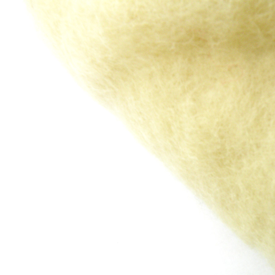 Wełna do filcowania blady żółty