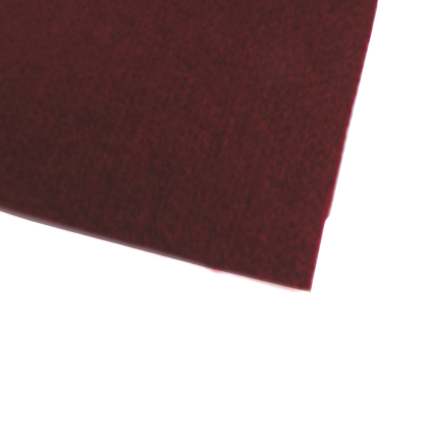 Filc w arkuszu bordowy