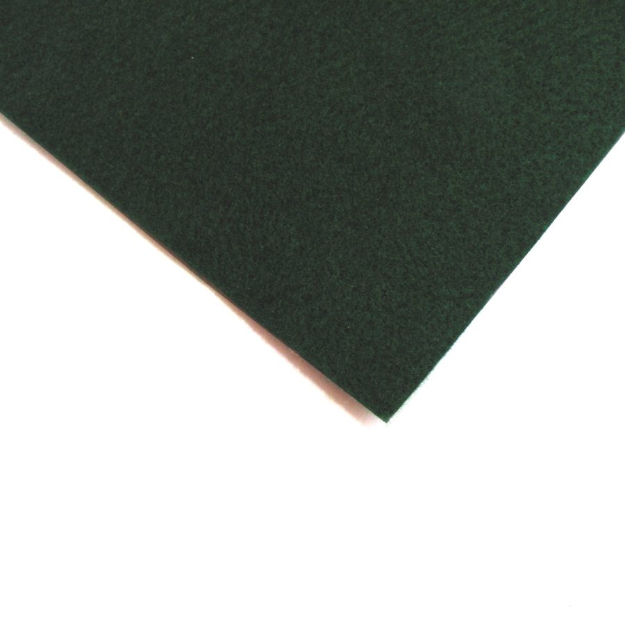 Filc w arkuszu zielony ciemny