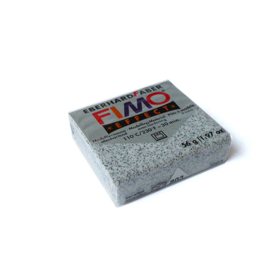 Fimo szare ciemne-granit (803)