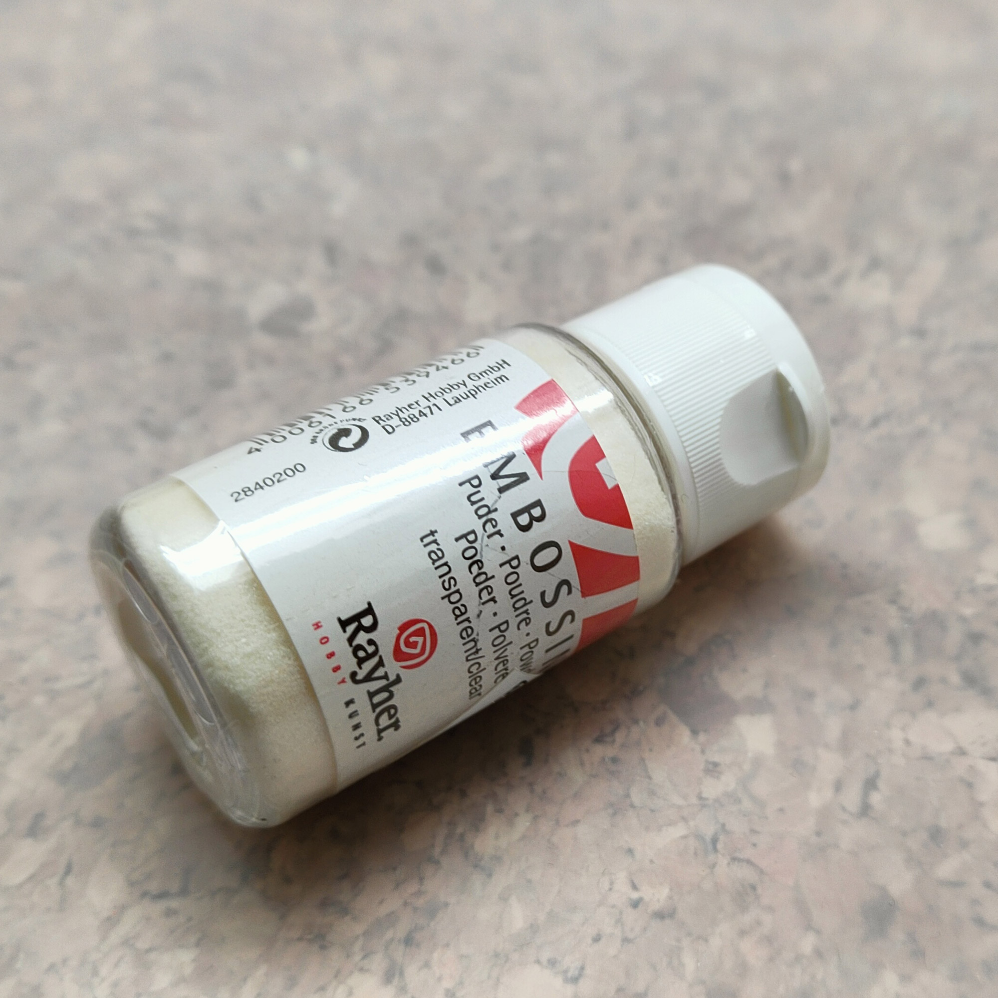 Puder do embossingu - transparentny