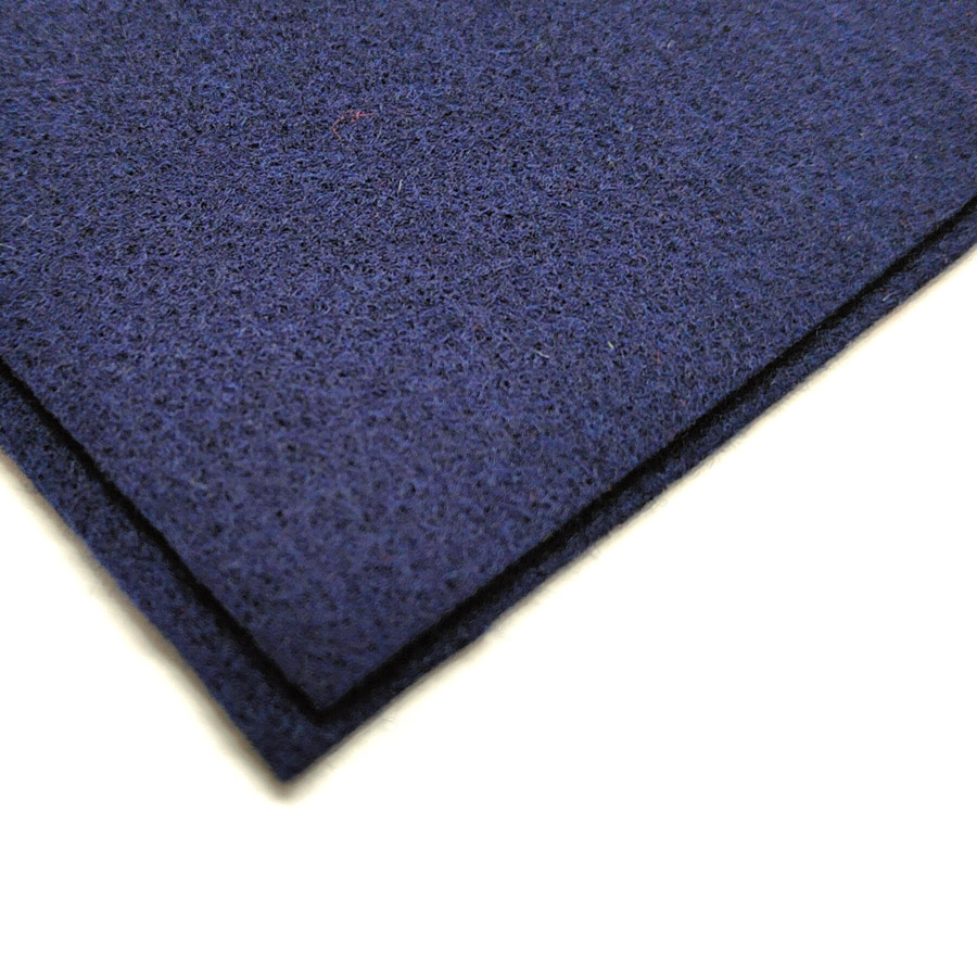 Filc w arkuszu granatowy