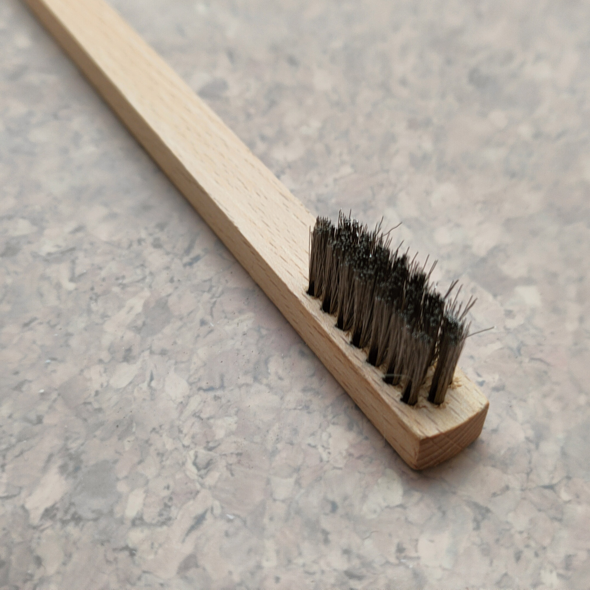 Metalowa szczotka długie włosie