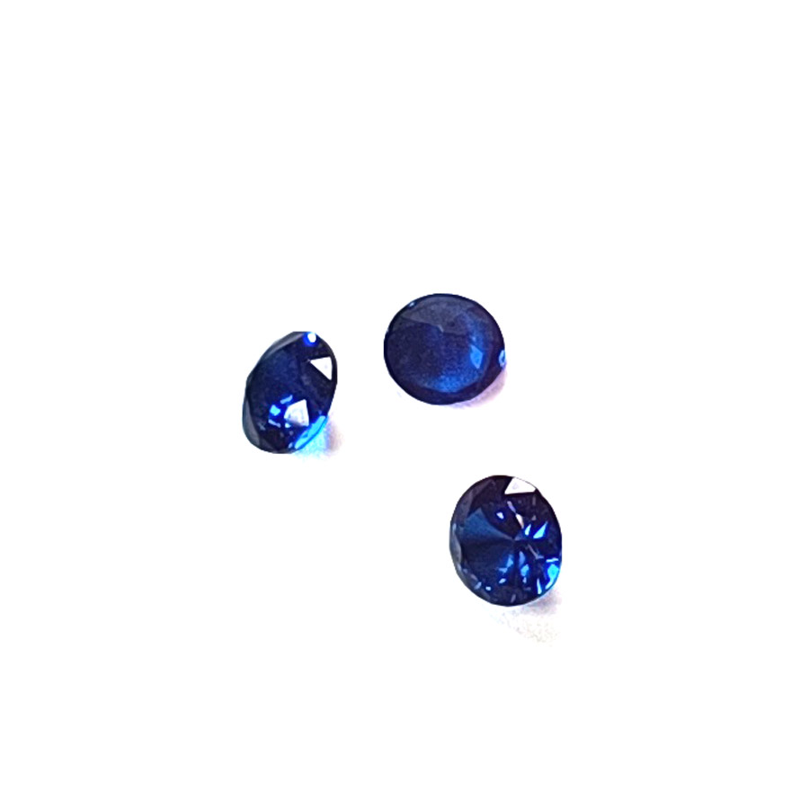 cyrkonia (spinel) okrągła szafir 5mm