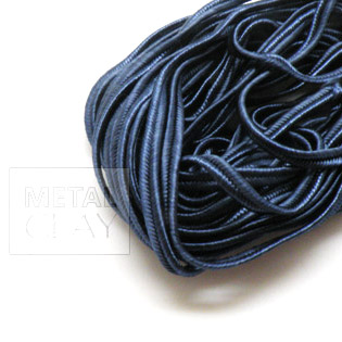 Sznurek soutache stalowo-niebieski 3mm