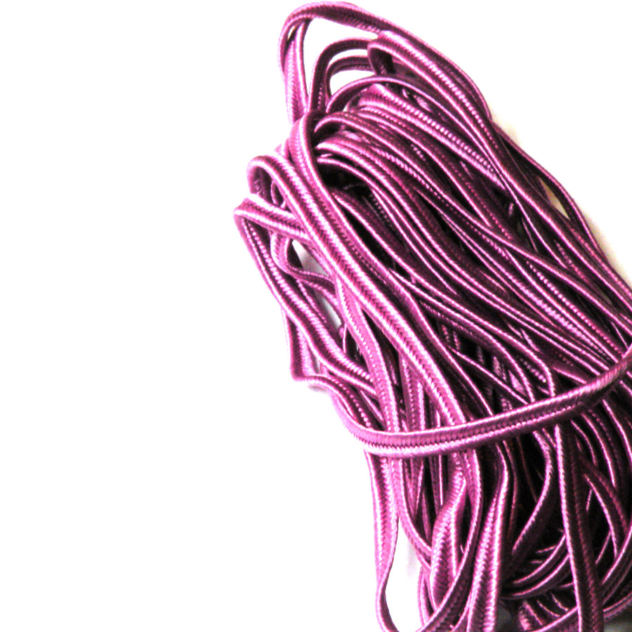 Sznurek soutache wrzosowy 3mm