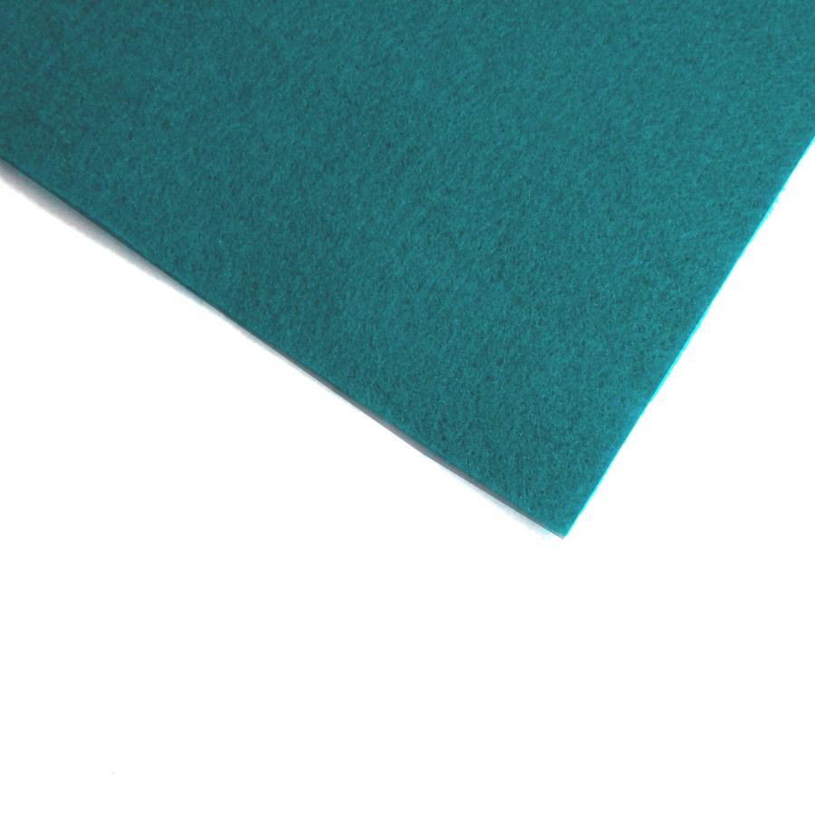 Filc w arkuszu turkusowy