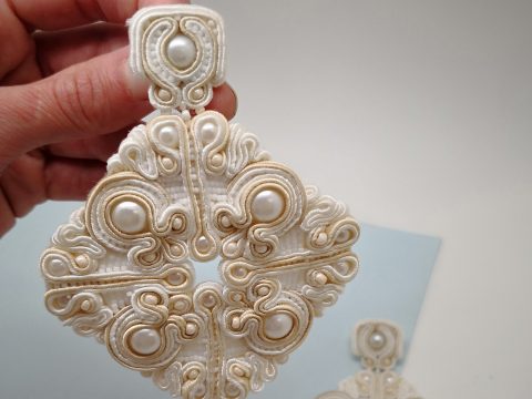 biżuteria ślubna soutache