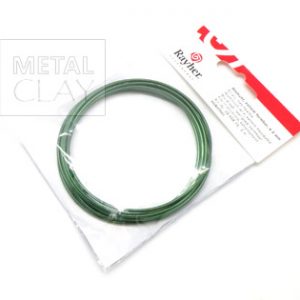 Drut aluminiowy 2mm w kolorze zielonym
