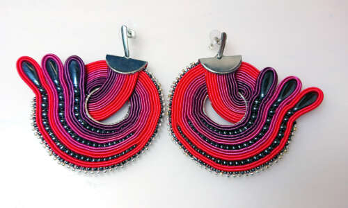 Beading – kolczyki soutache