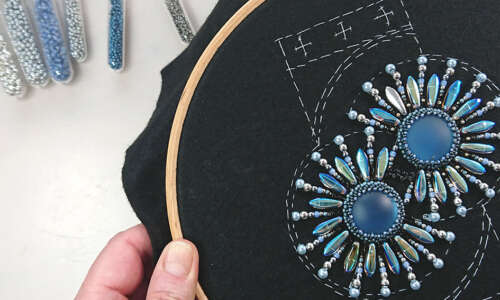 Beading – haftowana bransoletka