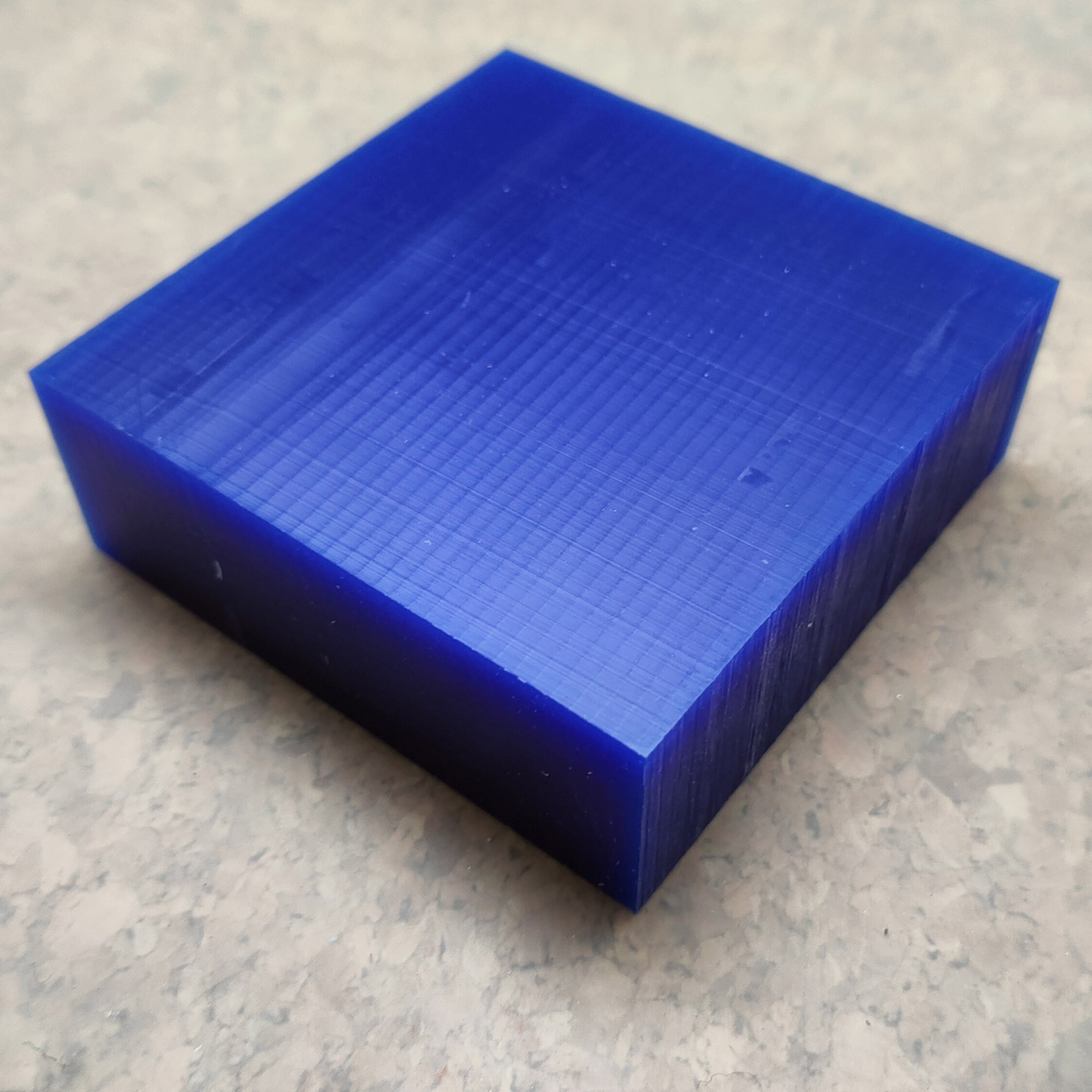 Blok woskowy niebieski