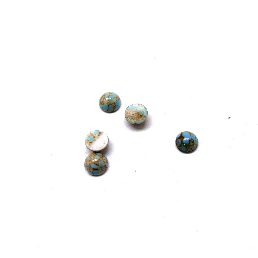 Szklany kaboszon "jaspis" 5,5mm