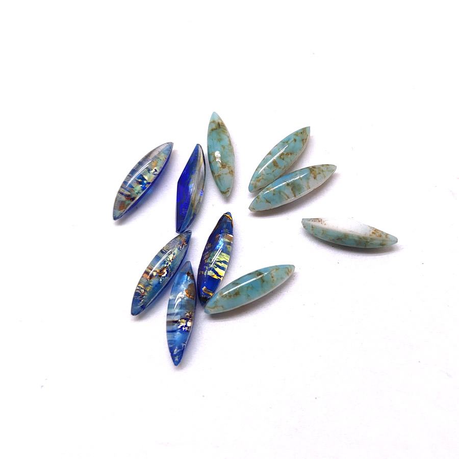 Szklany koralik 15x4,5mm