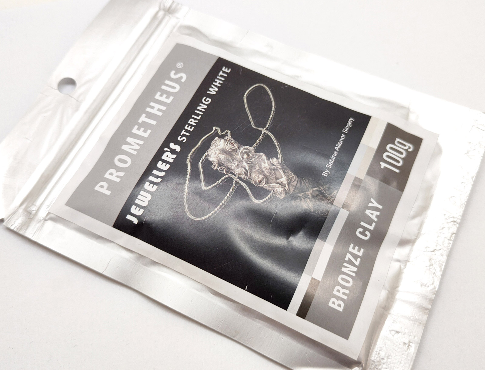 Prometheus Bronze Clay blok 100g Sterling White