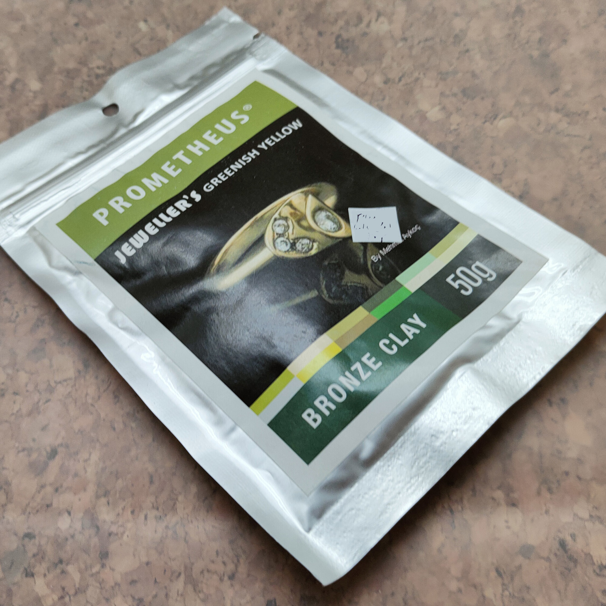 Prometheus Bronze Clay blok 50g Greenish Yellow