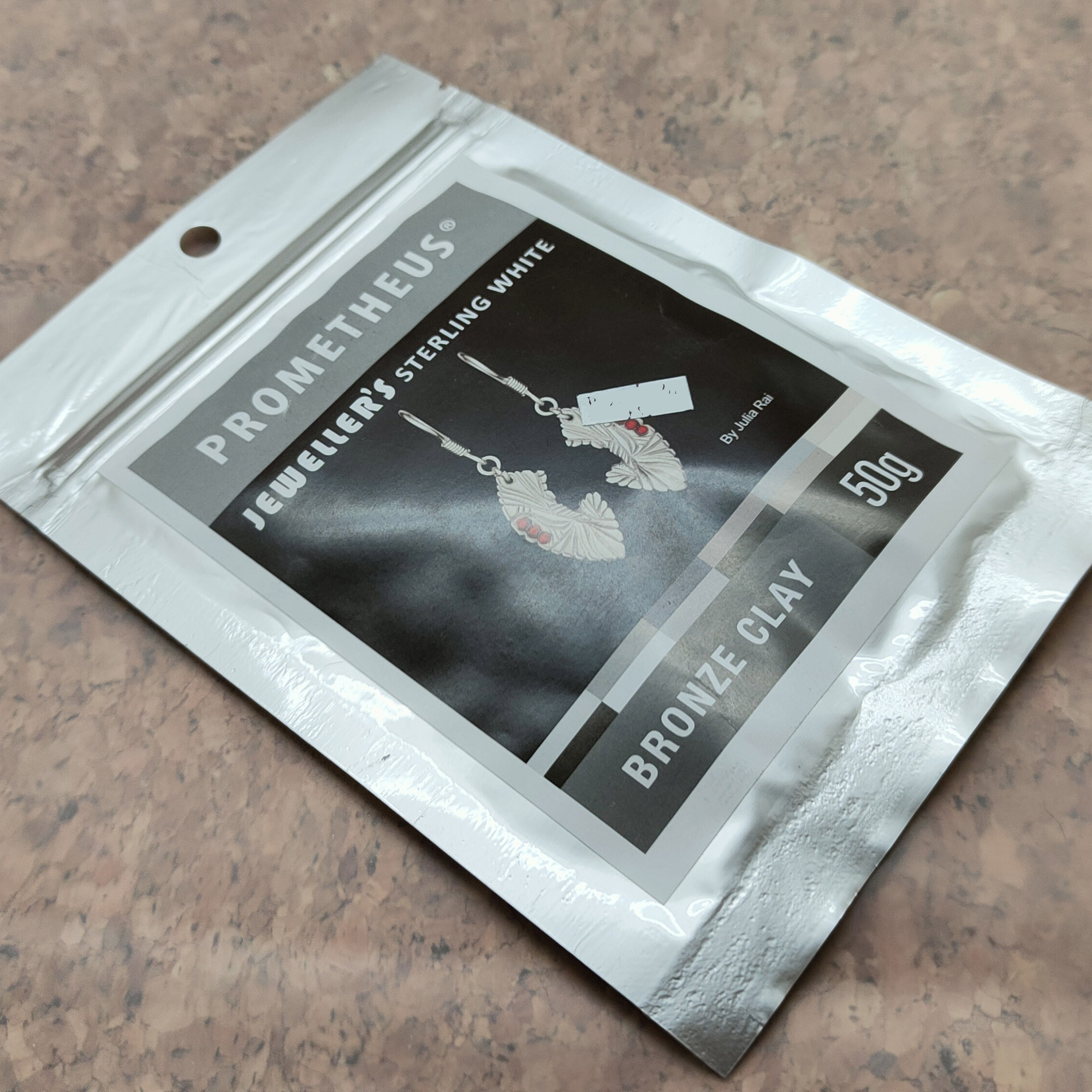 Prometheus Bronze Clay blok 50g Sterling White