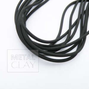 Linka kauczukowa czarna 2 mm