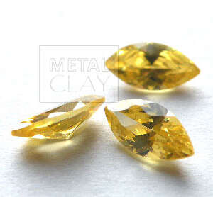 cyrkonia markiza gold 8x4mm