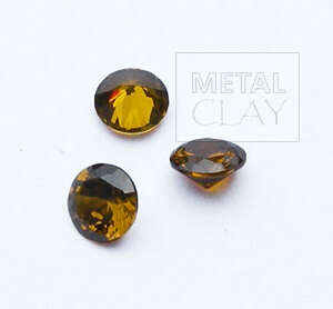 cyrkonia okrągła kawa 4 mm