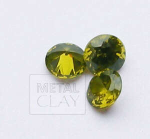 cyrkonia okrągła oliwin 3mm