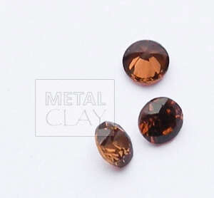 cyrkonia okrągła kawa 3mm