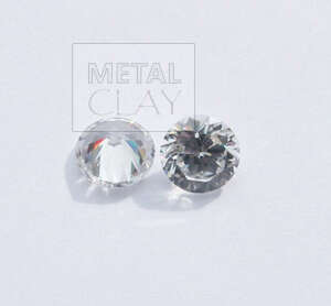 cyrkonia okrągła biała 5mm