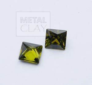 cyrkonia kwadratowa oliwin 5x5mm