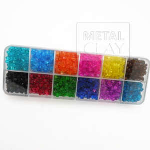 Zestaw koralików kolorowych