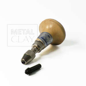 Uchwyt zaciskowy z drewnianą rączką