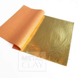 Folia metalowa w kolorze złotym