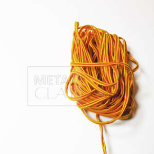 Sznurek soutache pomarańczowy 3mm