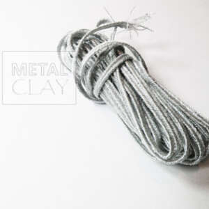 Sznurek soutache metaliczny srebrny 3mm