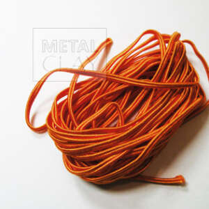 Sznurek soutache pomarańczowy intensywny 3mm