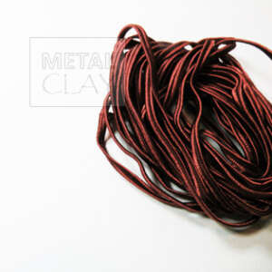 Sznurek soutache kasztanowy 3mm