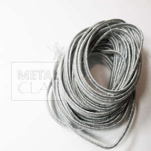 Sznurek soutache metaliczny srebrny 2