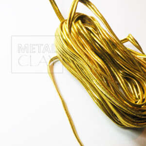 Sznurek soutache błyszczący złoty 2