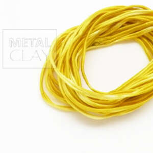 Sznurek soutache cytrynowy melanż 3mm