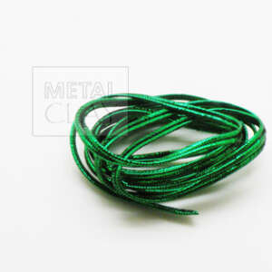 Sznurek soutache metaliczny ciemna zieleń