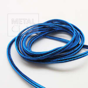 Sznurek soutache metaliczny granatowy