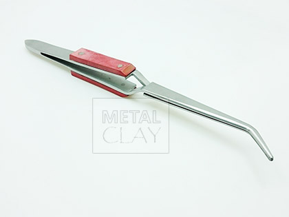 Pęseta samozaciskowa wygięta 16 cm