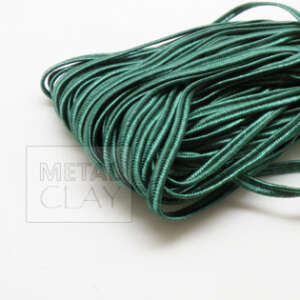 Sznurek soutache aksamitna zieleń 3mm